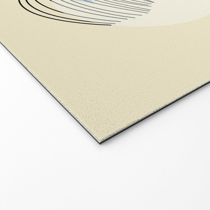 Retro Minimal Flowers Welcome Mat Gallery Image 2