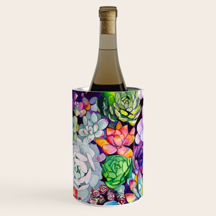 Succulent Garden Wine Chiller Gallery Image 1