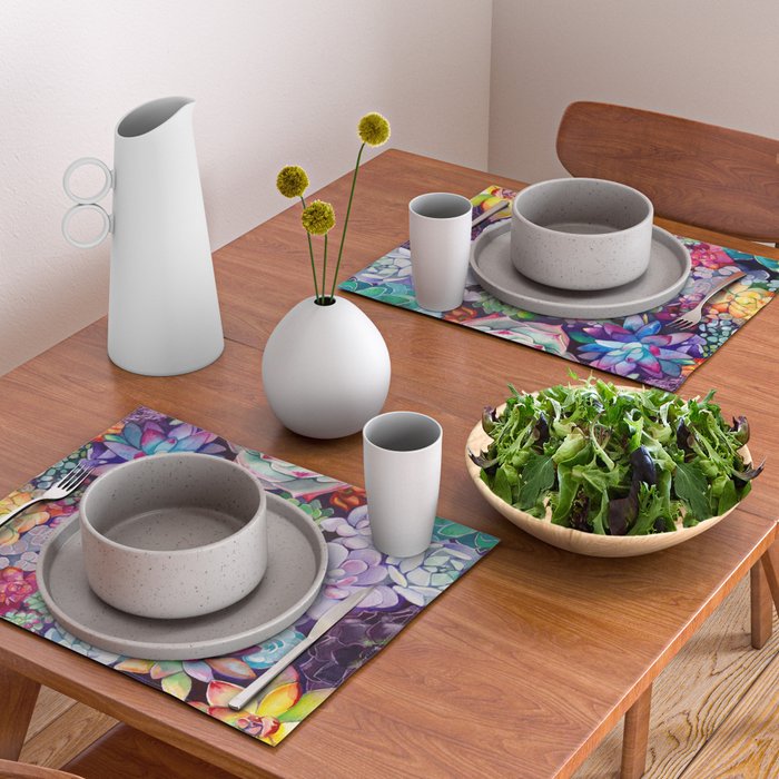 Succulent Garden Placemat Gallery Image 2