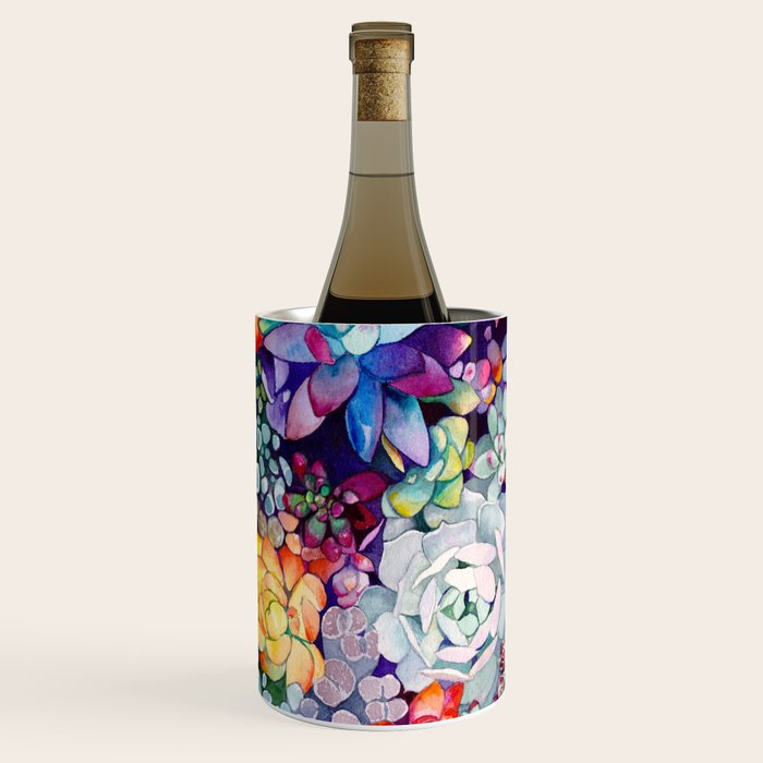 Succulent Garden Wine Chiller Gallery Image 2