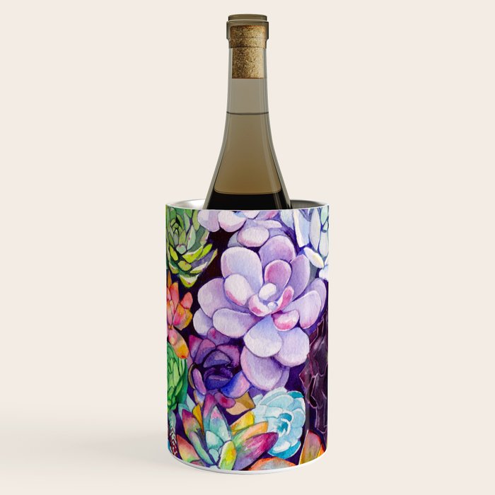 Succulent Garden Wine Chiller Gallery Image 3