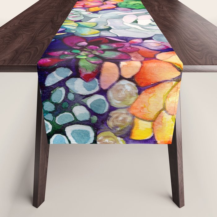 Succulent Garden Table Runner Gallery Image 1
