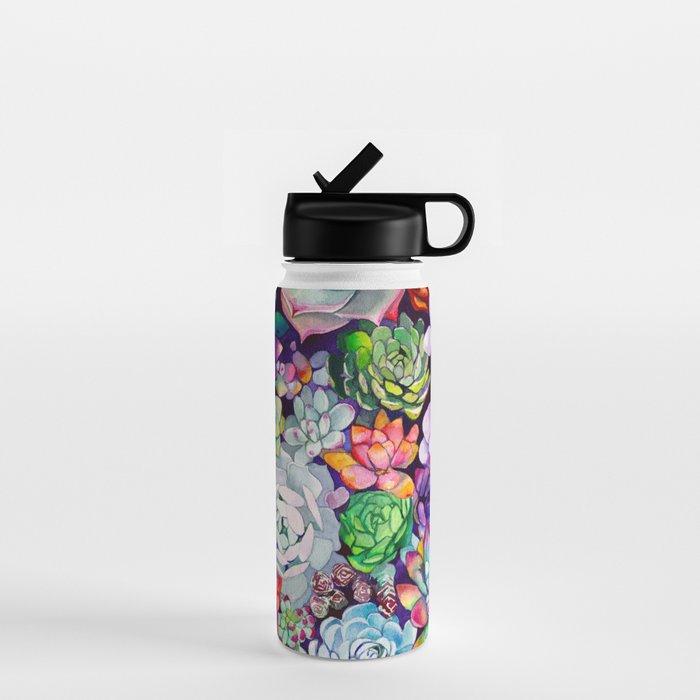 Succulent Garden Water Bottle Gallery Image 1