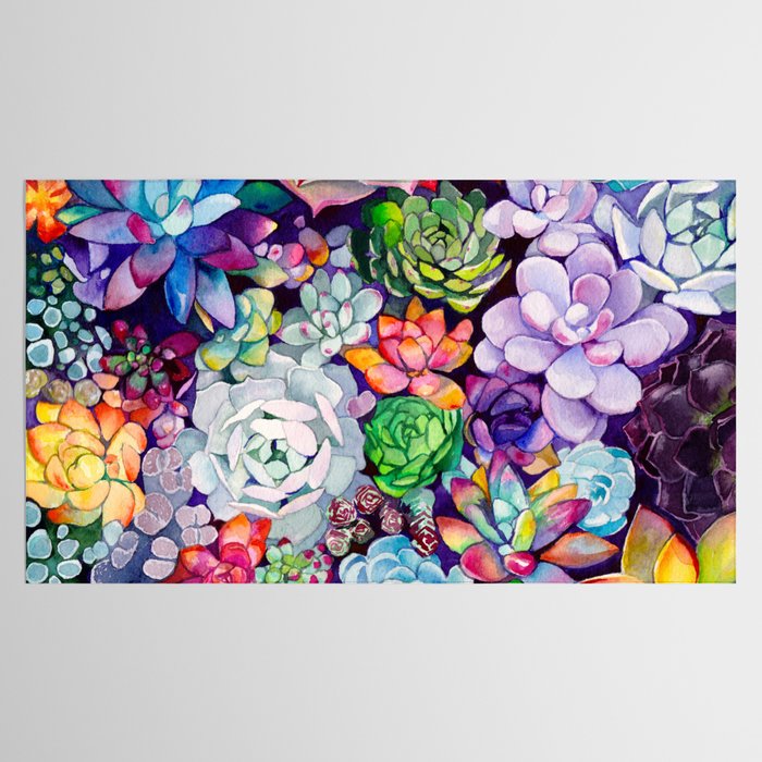 Succulent Garden Tablecloth Gallery Image 2