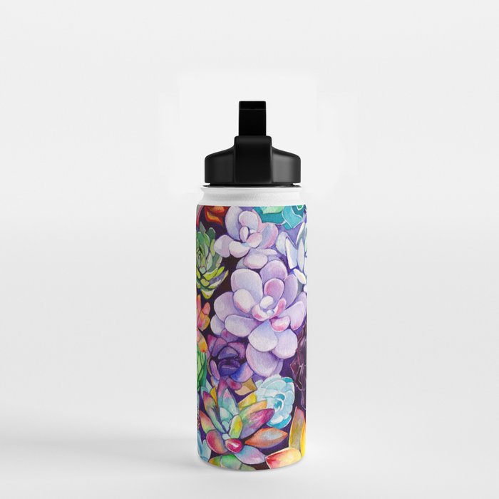 Succulent Garden Water Bottle Gallery Image 2