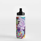 Succulent Garden Water Bottle Gallery Image 2