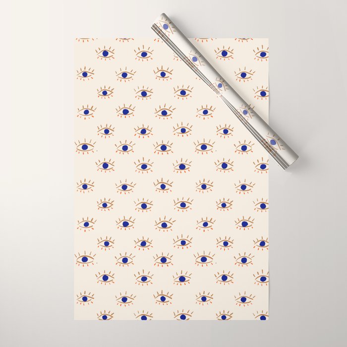 Evil eyes Wrapping Paper Gallery Image 1