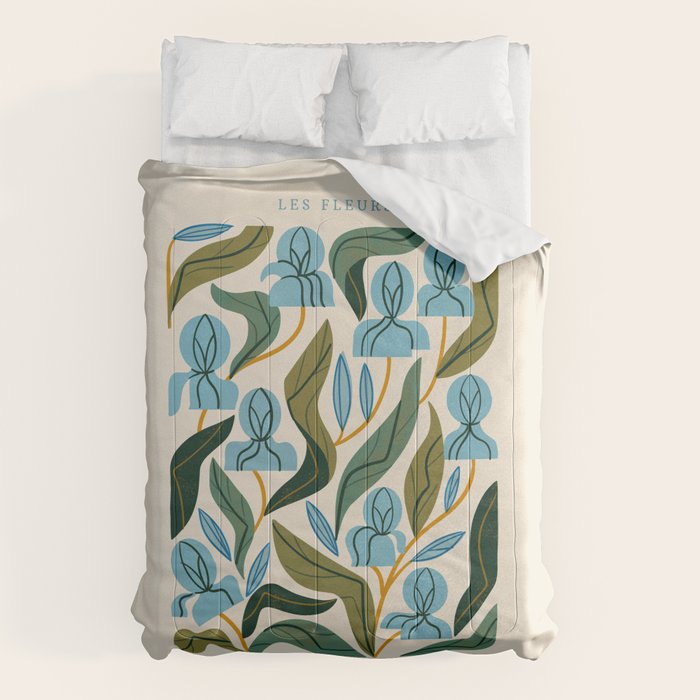 Nouveau Flower Market 2 Comforter Gallery Image 1