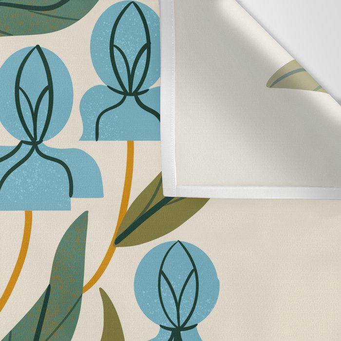 Nouveau Flower Market 2 Wall Tapestry Gallery Image 3