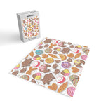 Mexican Sweet Bakery Frenzy // white background // pastel colors pan dulce Jigsaw Puzzle Gallery Image 2