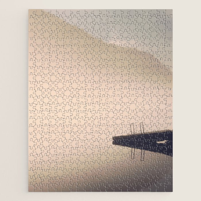 Morning Fog On The Little Tennessee River - Smoky Mountains Jigsaw Puzzle Gallery Image 1