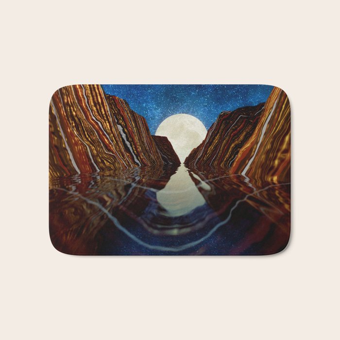 Moon Reflection Bath Mat Gallery Image 1