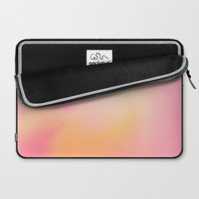 Raise Your Vibration - Pastels Aura Pink Gradient Laptop Sleeve Gallery Image 2