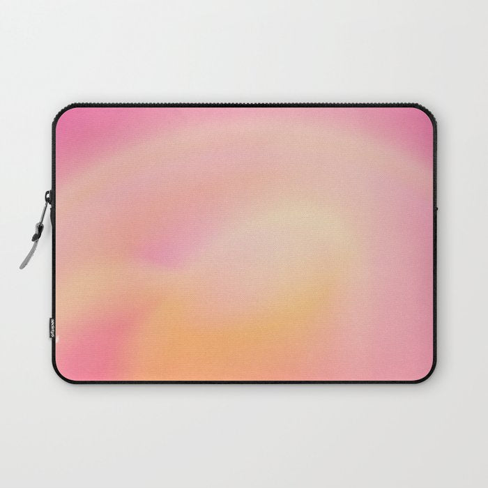 Raise Your Vibration - Pastels Aura Pink Gradient Laptop Sleeve Gallery Image 1