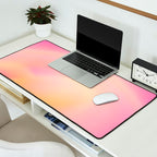 Raise Your Vibration - Pastels Aura Pink Gradient Desk Mat Gallery Image 2