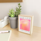 Raise Your Vibration - Pastels Aura Pink Gradient Mini Art Print Gallery Image 2