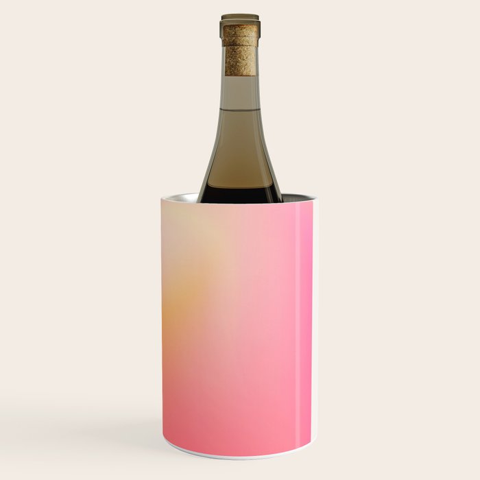 Raise Your Vibration - Pastels Aura Pink Gradient Wine Chiller Gallery Image 3