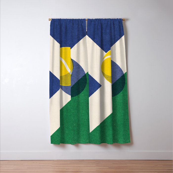 BALLS / Tennis - hard court I Window Curtain Gallery Image 3