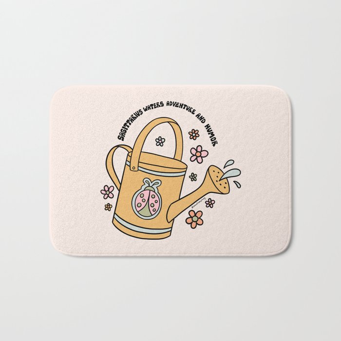 Sagittarius Watering Can Bath Mat Gallery Image 1