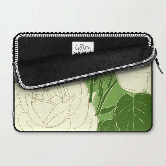 White Roses 8 Laptop Sleeve Gallery Image 2