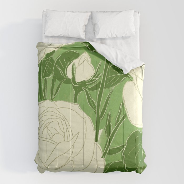 White Roses 8 Comforter Gallery Image 6