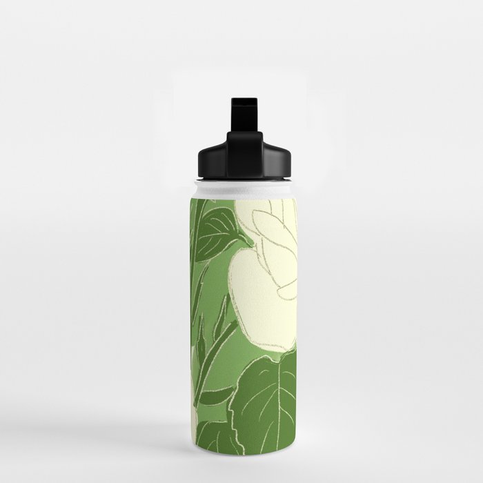 White Roses 8 Water Bottle Gallery Image 2