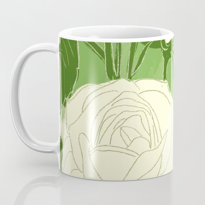 White Roses 8 Coffee Mug Gallery Image 3