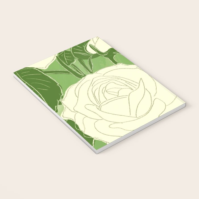White Roses 8 Notebook Gallery Image 3