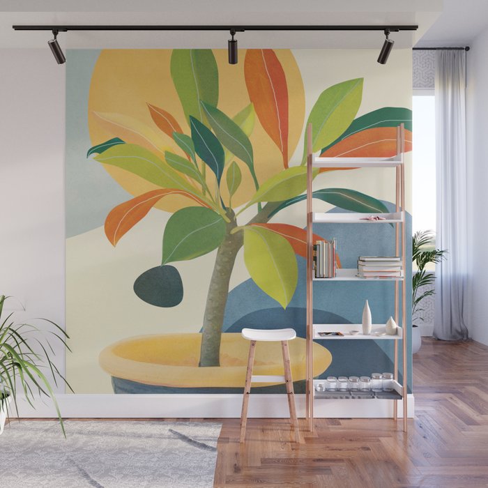 Colorful Branching Out 36 Wall Mural Gallery Image 1