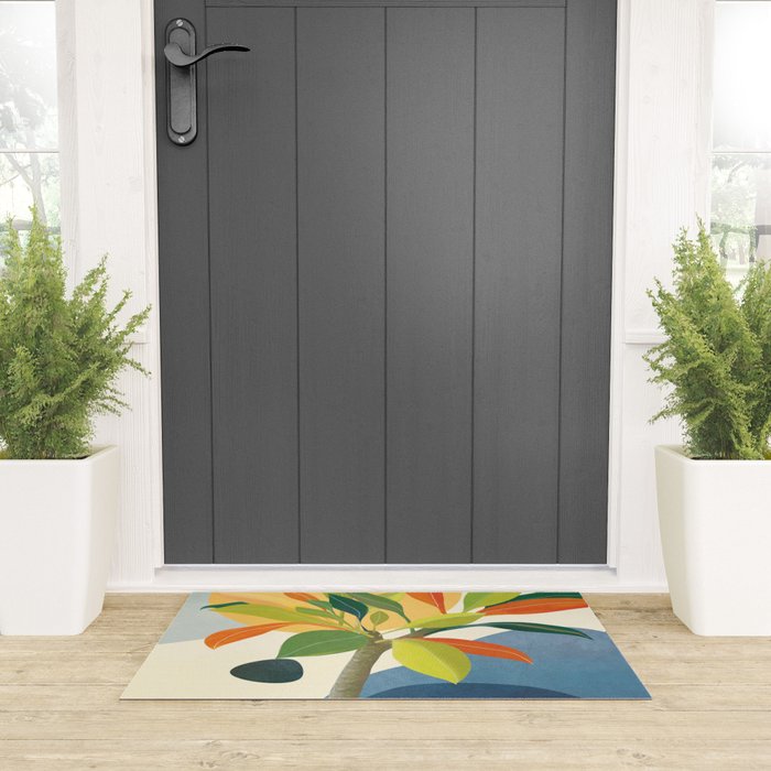 Colorful Branching Out 36 Welcome Mat Gallery Image 3