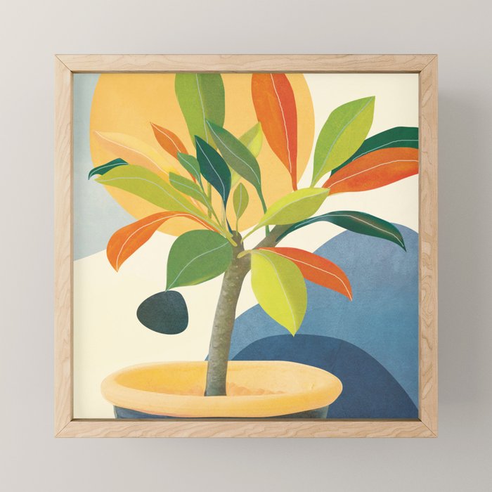 Colorful Branching Out 36 Mini Art Print Gallery Image 1