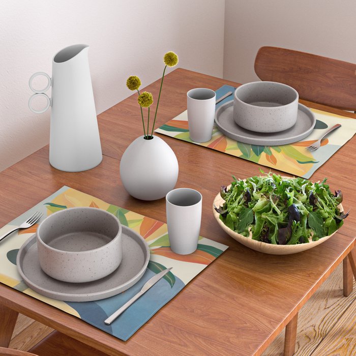 Colorful Branching Out 36 Placemat Gallery Image 2