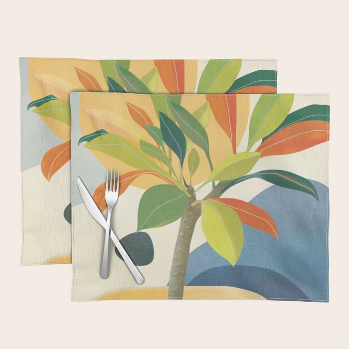 Colorful Branching Out 36 Placemat Gallery Image 1