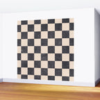 CHECKER - 001 - Graphite Wall Mural Gallery Image 2