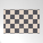 CHECKER - 001 - Graphite Welcome Mat Gallery Image 1
