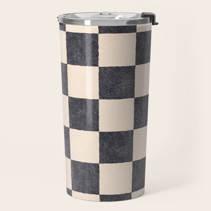 CHECKER - 001 - Graphite Travel Mug Gallery Image 2