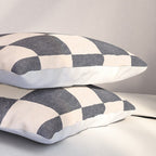 CHECKER - 001 - Graphite Pillow Sham Gallery Image 3