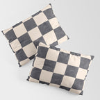 CHECKER - 001 - Graphite Pillow Sham Gallery Image 3