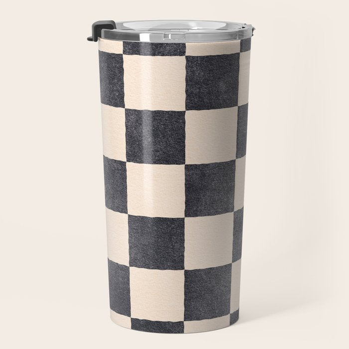 CHECKER - 001 - Graphite Travel Mug Gallery Image 3