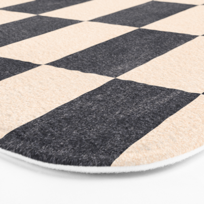 CHECKER - 001 - Graphite Bath Mat Gallery Image 3
