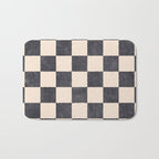 CHECKER - 001 - Graphite Bath Mat Gallery Image 1