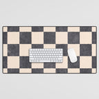 CHECKER - 001 - Graphite Desk Mat Gallery Image 1
