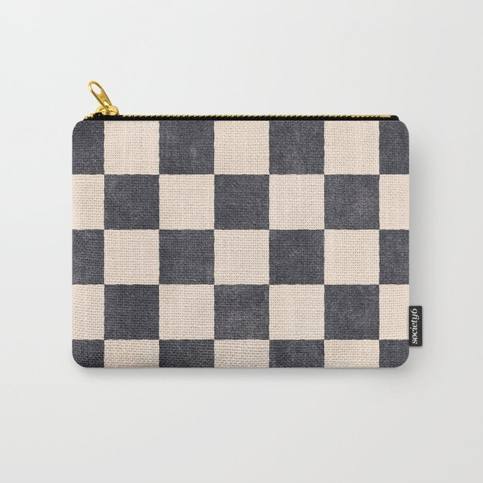 CHECKER - 001 - Graphite Carry All Pouch Gallery Image 1