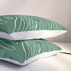 Seagrass: Matisse Mid-Century Edition Pillow Sham Gallery Image 3