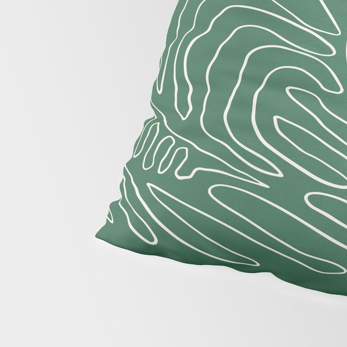 Seagrass: Matisse Mid-Century Edition Pillow Sham Gallery Image 4