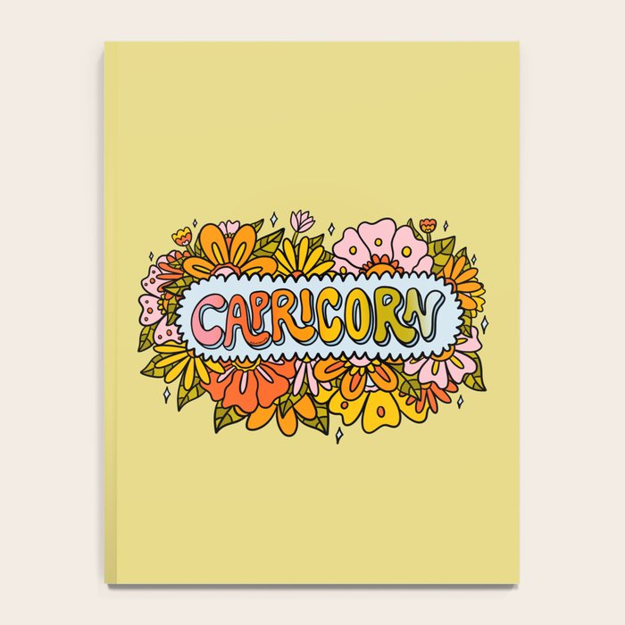 Capricorn Flowers Notebook Gallery Image 4