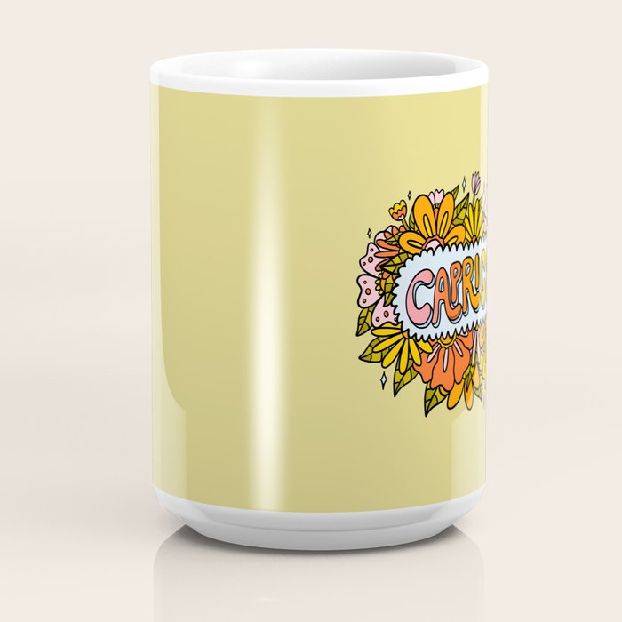 Capricorn Flowers Coffee Mug Gallery Image 4