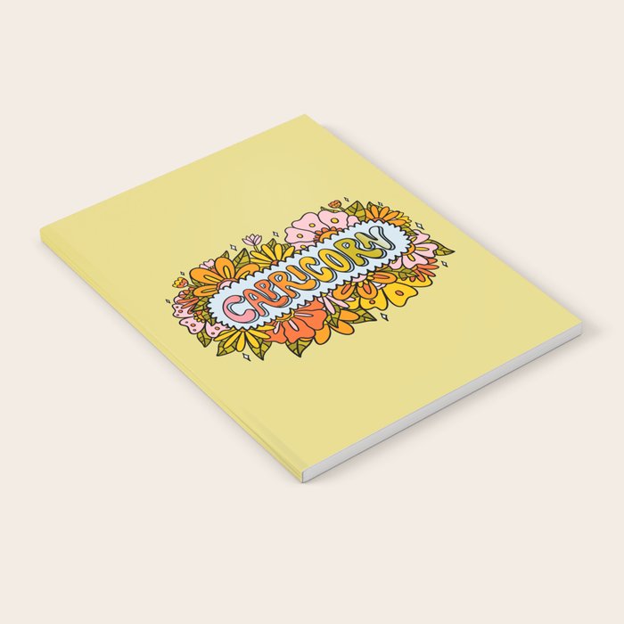 Capricorn Flowers Notebook Gallery Image 2