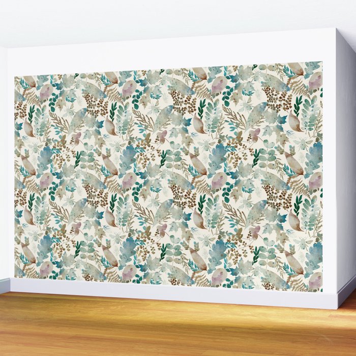 Autumn Botanical Bliss  Wall Mural Gallery Image 2