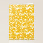 Tribal Husk - yellow Stationery Card Gallery Image 2